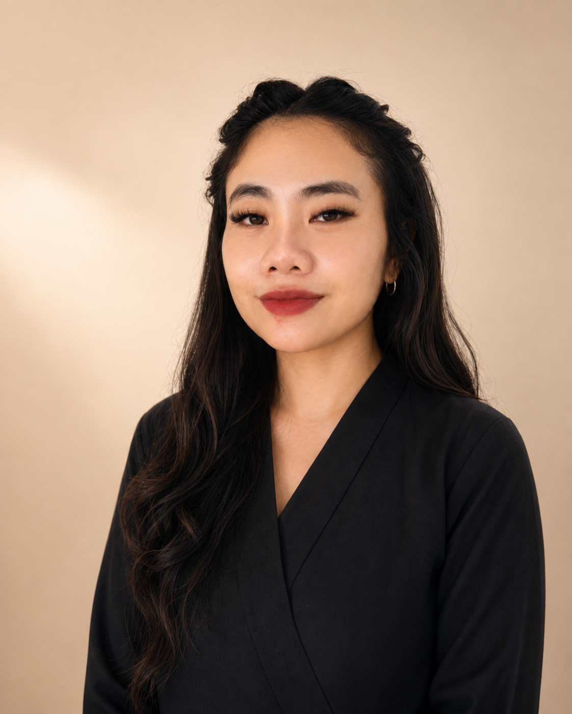 Dinda, beauty therapist at Hello Lash Lifting Bali